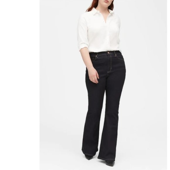 Banana Republic High-Rise Flare Jean - 31L - Picture 1 of 4
